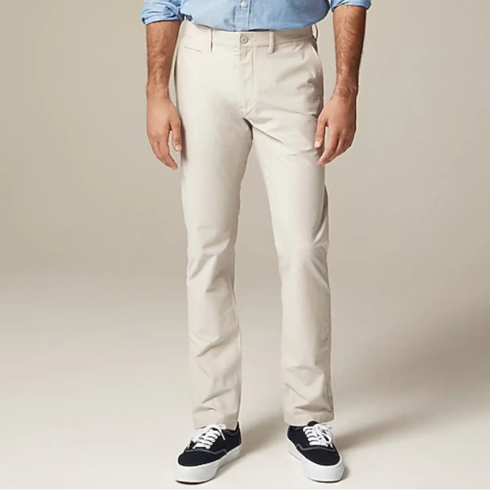 J crew ashen taupe 484 Slim-fit tech pant